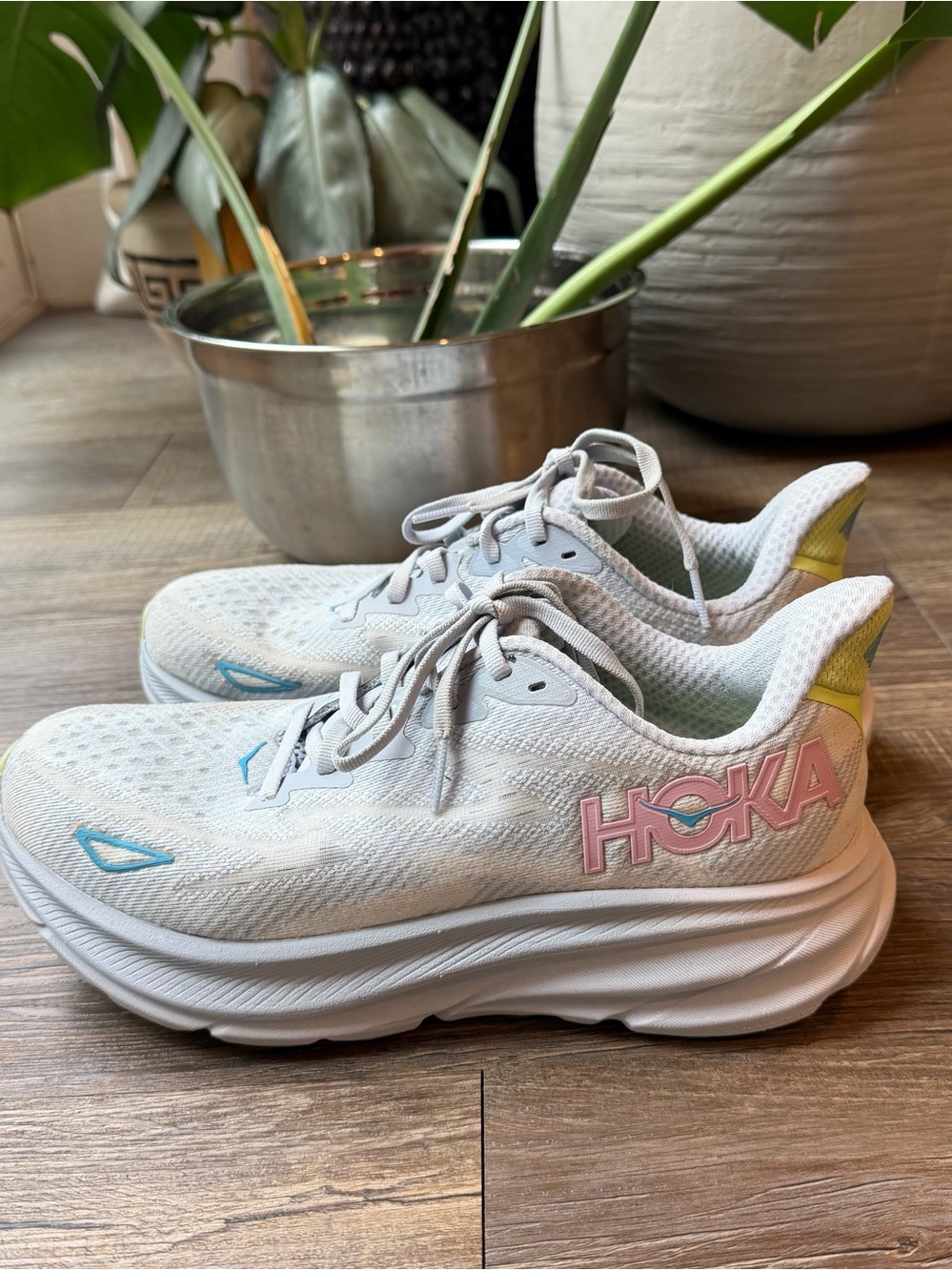 Hoka Women's grey Athletic Sneakers